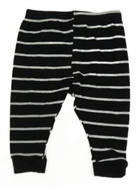 Bílo-šedé pruhované lehké tepláky Pep&Co