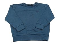 Tmavomodrá mikina s výšivkou Next