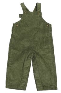 Khaki laclové manšestráky s kapsou zn. Carter's