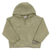 Béžová plyšová mikina s kapucí Kiki&Koko