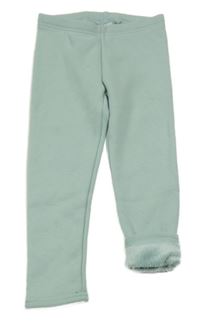 Mintové zateplené legíny Lily & Dan