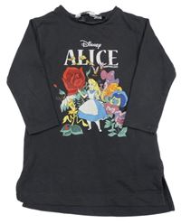 Tmavošedé teplákové šaty s Alenkou v říši divů H&M