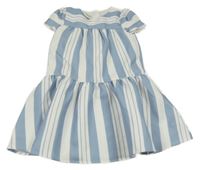 Bílo-modré pruhované šaty Monsoon