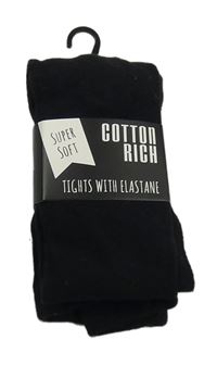 Nové - černé punčocháče 