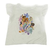 Bílé tričko s mořskými pannami H&M