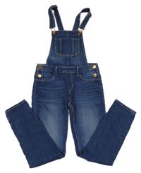 Tmavomodré laclové rifle s kapsou H&M