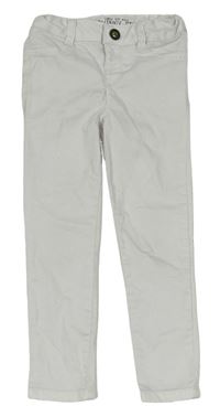 Bílé plátěné skinny kalhoty LC Waikiki