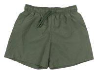 Khaki plážové kraťasy H&M