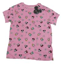 Růžové tričko s Minnie a kamarády Primark