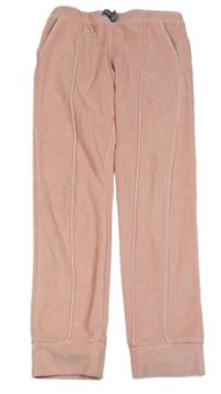 Růžové sametové tepláky Mayoral