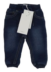 Nové - Tmavomodré teplákové cuff rifle Name it