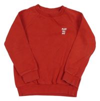 Červená mikina s nápisem F&F