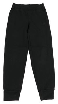 Černé tepláky s logem Adidas