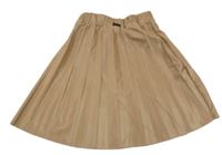 Béžová plisovaná sukně 
