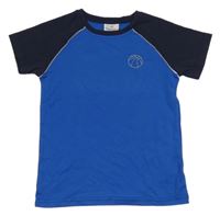 Modro-tmavomodré sportovní tričko s míčem Topolino