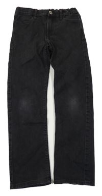 Tmavošedé slim fit rifle H&M