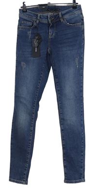 Dámské tmavomodré slim fit rifle zn. Vero Moda vel. 26/30