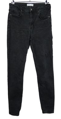 Dámské černé skinny rifle Peacocks vel. 16L