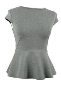 Dámská šedá peplum halenka H&M