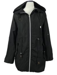 Dámská černá šusťáková parka s kapucí Atmosphere