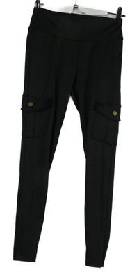 Dámské černé cargo tregíny 