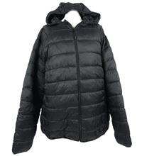 Pánská černá šusťáková zimní bunda s kapucí Primark vel. 3XL