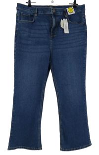 Nové - Dámské modré crop flare rifle TU 