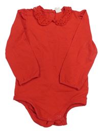 Červené body s límečkem H&M