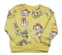 Žlutá mikina s PAW PATROL nickelodeon