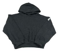 Černá crop mikina s kapucí H&M