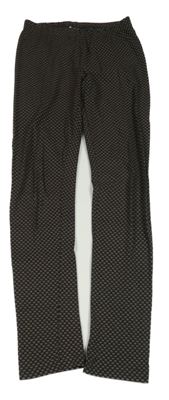 Tmavohnědé legíny se srdíčky Pocopiano