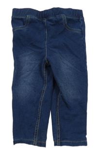 Tmavomodré tregíny rifllového vzhledu George