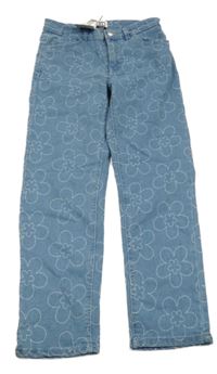 Nové - modré květinové rifle L&D