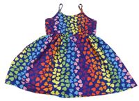 Barevné šaty se srdíčky SHEIN