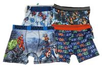4x Marvel vzorované boxerky