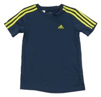 Modro-žluté funkční tričko Adidas