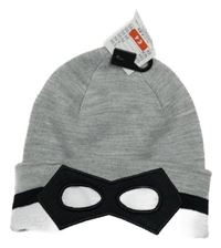 Nové - Šedá čepice s maskou H&M