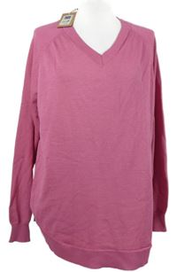 Nové - Dámský růžový lehký svetr Gallery