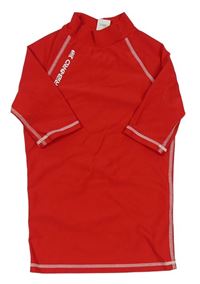 Červené UV tričko Decathlon