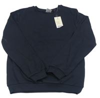 Nové - Tmavomodrá mikina 