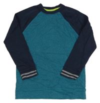 Tmavomodro-modrozelená mikina Old Navy