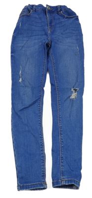 Modré skinny rifle s prošoupáním Denim Co.