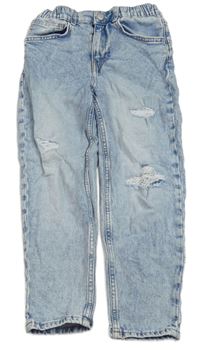 Světlemodré rifle s prošoupáním H&M