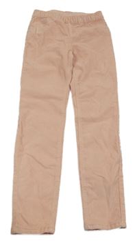 Světlerůžové elastické manšestráky H&M