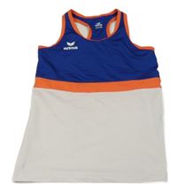 Safírovo-korálovo-bílý sportovní top Erima