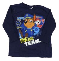 Tmavomodré triko s Paw Patrol Nickelodeon