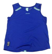 Safírovo-světlemodré sportovní tílko Decathlon 