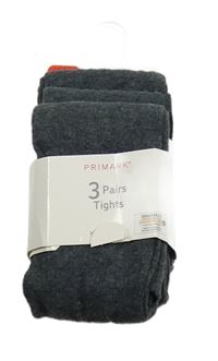 Nové - 3x - šedé punčocháče Primark