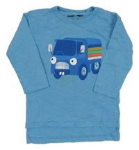 Modré triko s autem Next