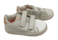 Bílé koženkové boty Adidas vel. 23